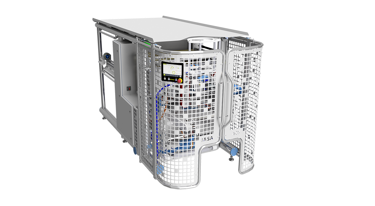 D rendering of the JASA vertical NXXT packaging machine