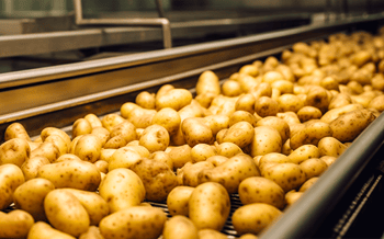 Frische Kartoffeln in der Verarbeitung JASAs effiziente Verpackungslösungen für Kartoffelprodukte