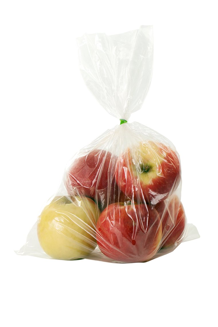 Appels in zak verpakt door JASA