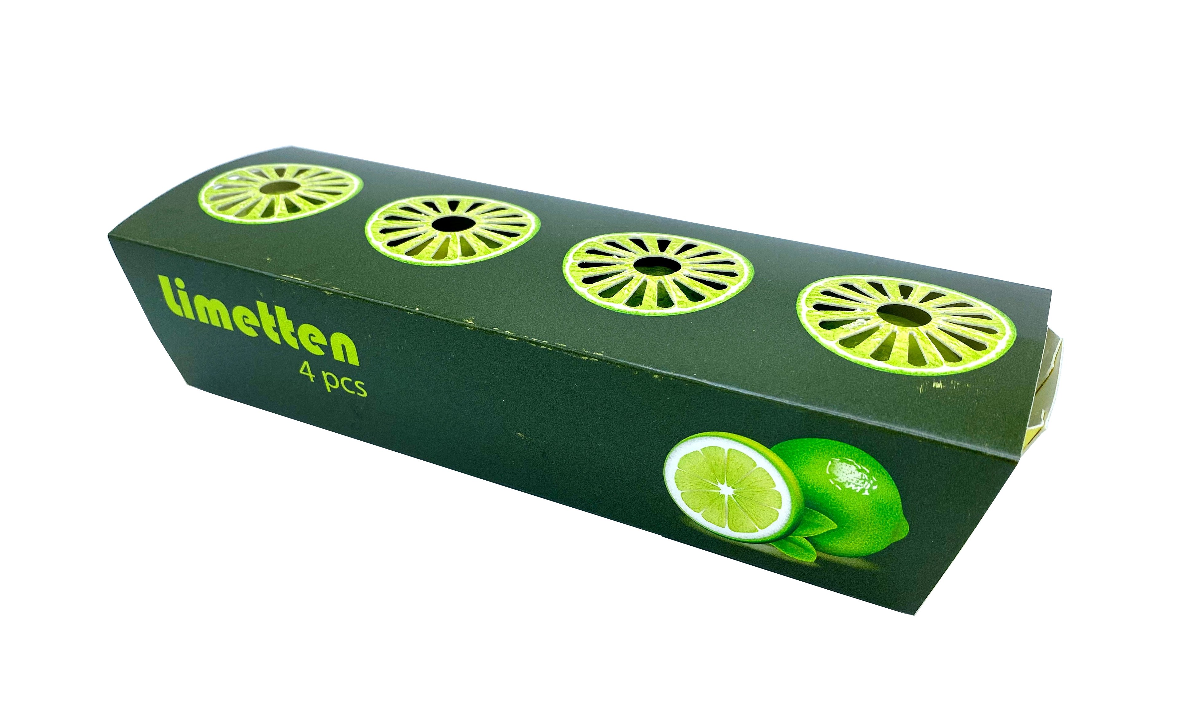 Limoenen verpakt in een sleeve verpakking