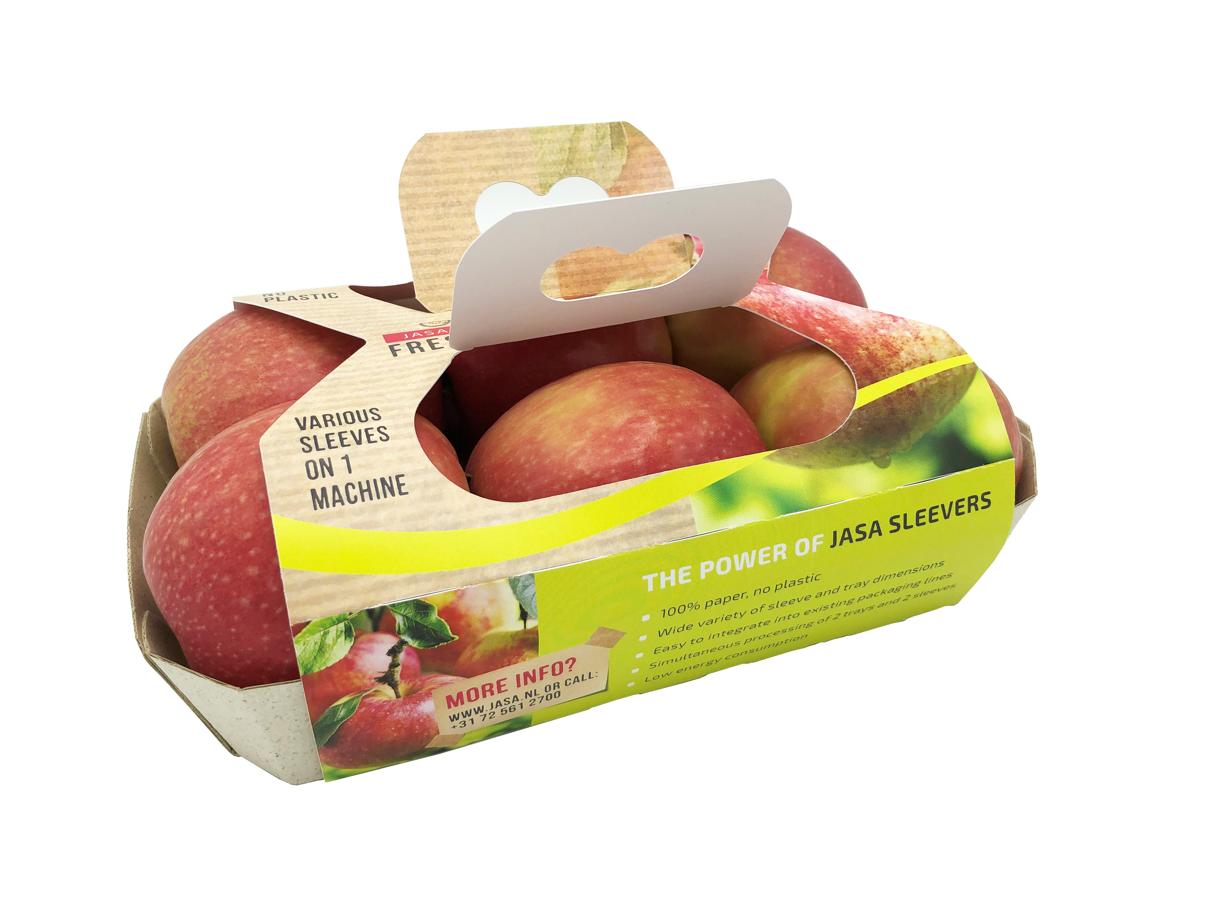 Tray apples sleeve