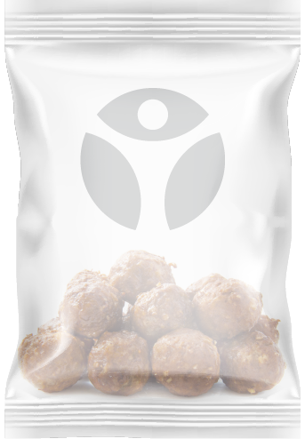 Pillow-bag-veggie balls